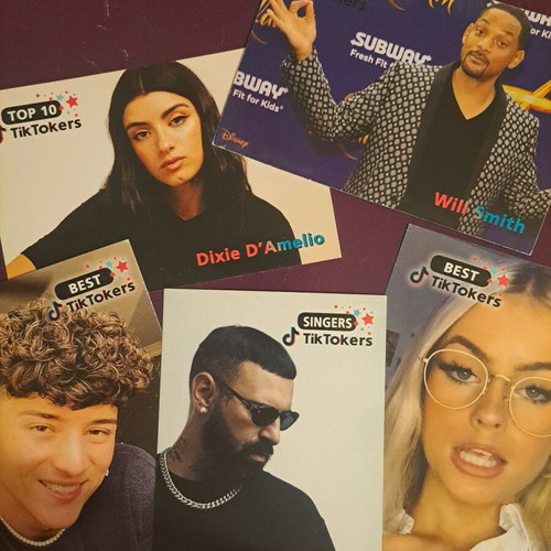 Tic Toc cards like new, set of 10 pieces