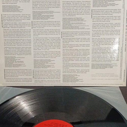 Leonard Cohen I'm Your Man vinyl like new, rock