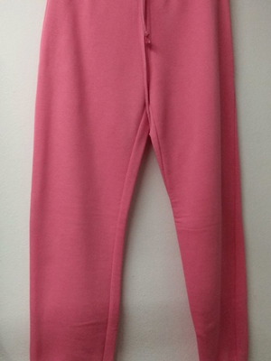 Pink tracksuit new with waist drawstring and ankle elastic, size 38