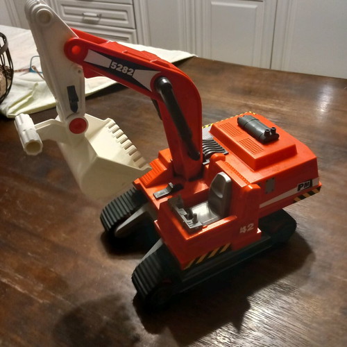 Playmobil excavator like new, vintage series with rotating cabin