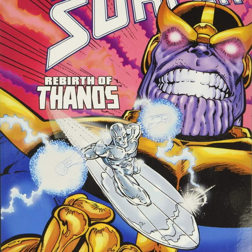Silver Surfer Rebirth of Thanos comic collection