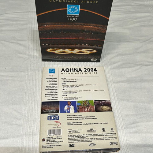 Athens 2004 Olympic Games DVD box set like new, missing one disc