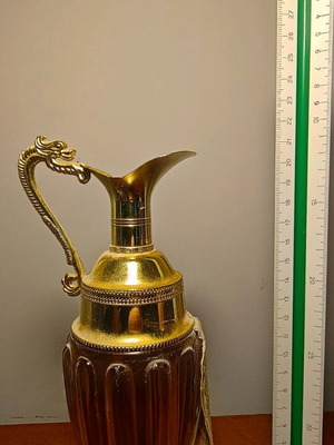 Vintage amphora with bath foam from the 80s new, made in Germany