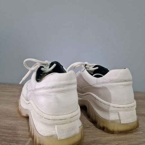 Bronx leather sneakers used, size 38, white