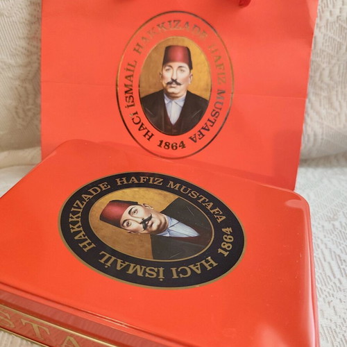 Vintage box and bag HM1864 from Istanbul used
