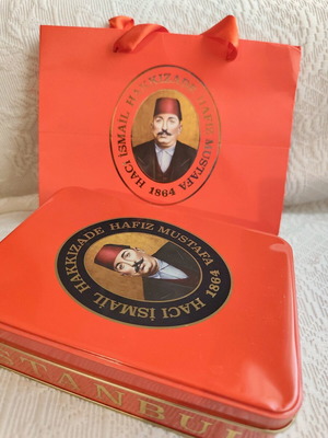 Vintage box and bag HM1864 from Istanbul used