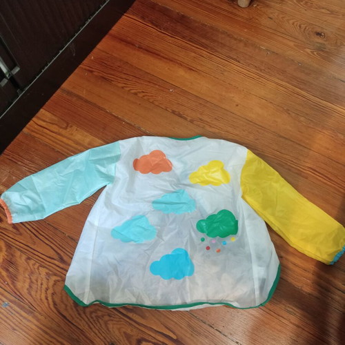 Djeco children's protective painting apron like new, ages 3-6