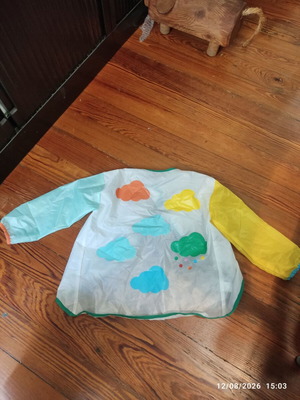 Djeco children's protective painting apron like new, ages 3-6
