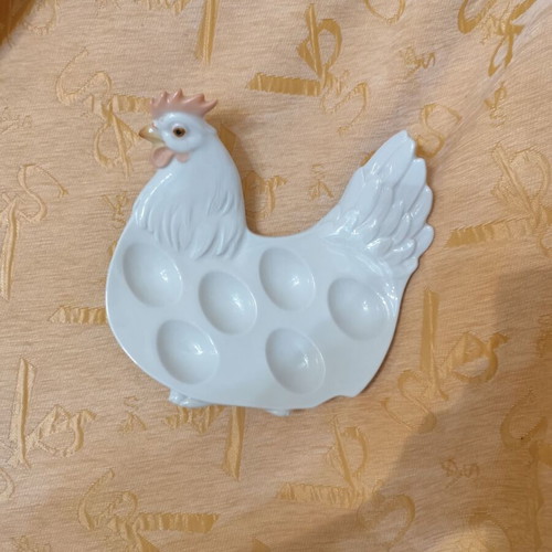 Decorative egg platter like new, Hutschenreuther