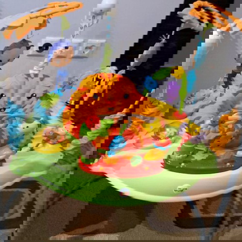 Fisher Price Baby Jumper Jumperoo λιονταράκι με μουσική για 6+ μηνών σαν καινούργιο