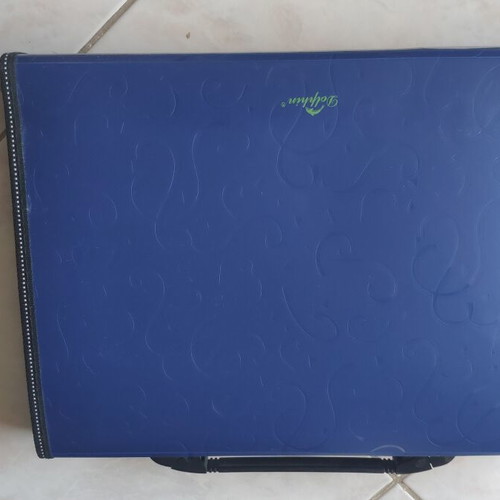 Blue A4 Document Filing Case with 13 Pockets, Like New