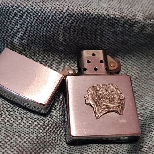 Zippo lighter vintage Apache style used