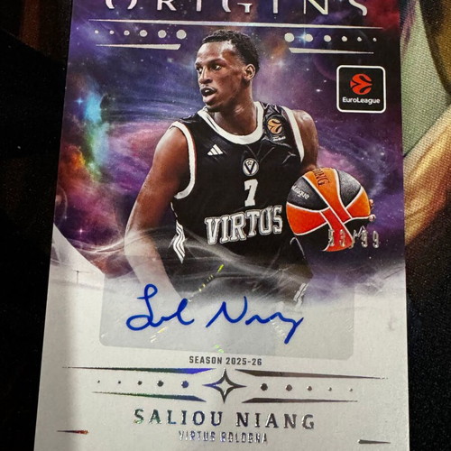 2025/26 Panini Origins Euroleague Saliou Niang autograph card /99