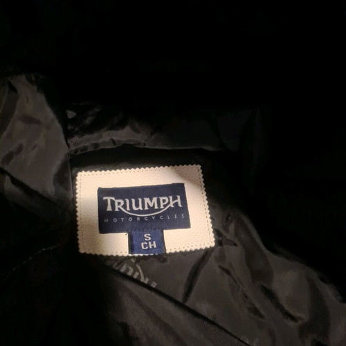 Triumph motorcycle jacket small with Tri-Tex technology