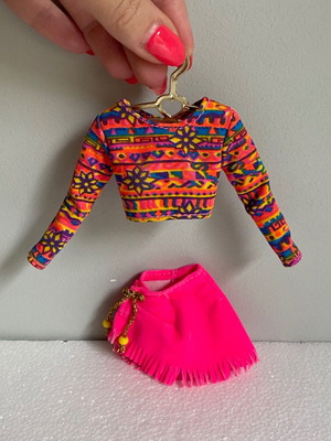 Hasbro Sindy Crimp & Bead 1994 doll fashion set used