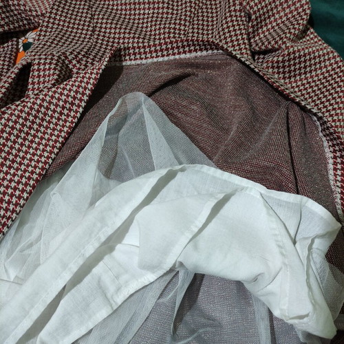 Mayoral dress for girl 8 years like new, grey and red