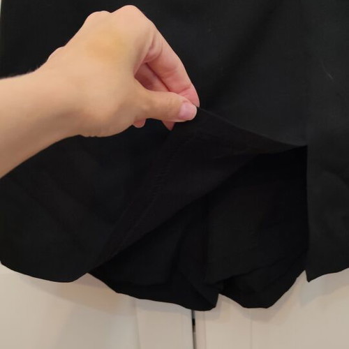 Skort black, size XS, like new