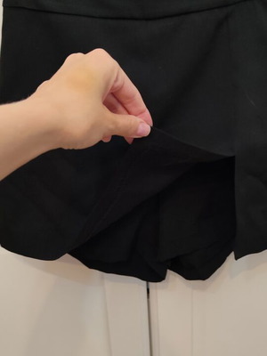 Skort black, size XS, like new