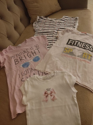 Nek Kids Wear T-shirts like new for 8 and 10 years old, pink