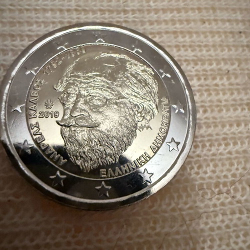 2 Euro Kalvos 2019 Uncirculated Collectible