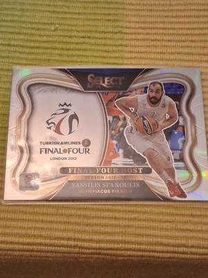 Panini Select Euroleague Vassilis Spanoulis Final Four London 2013 silver prizm card