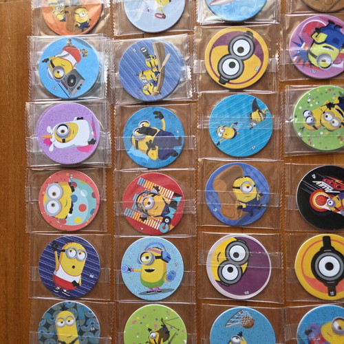 Minions Chipicao Tazos set of 33 new