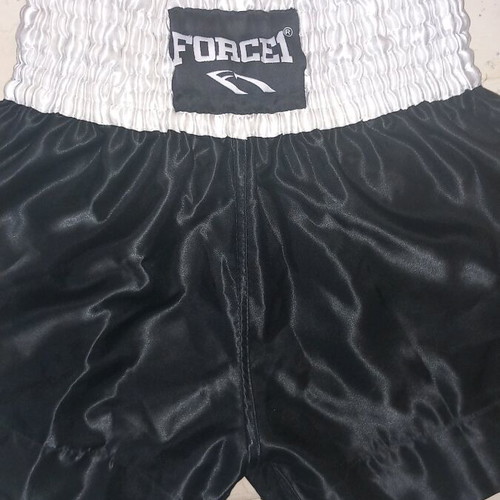 Force 1 shorts like new, size S, black and white for Kick Boxing & Muay Thai
