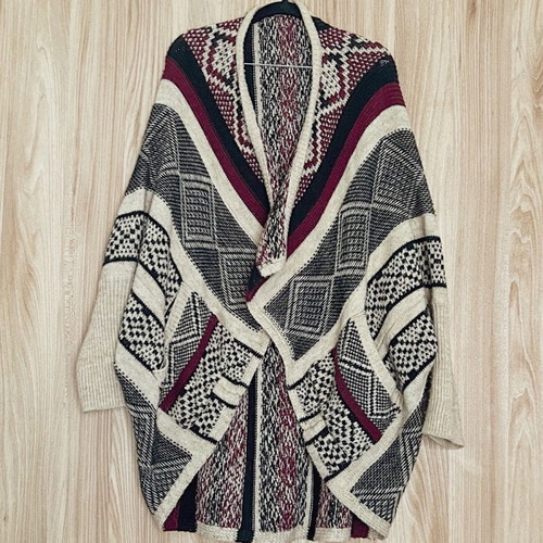 Toi Moi knitted cardigan used, vintage multicolor, size M/L