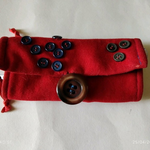 Handmade tobacco pouch like new