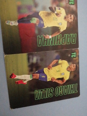 Top Class Raphinha and Thiago Silva cards like new