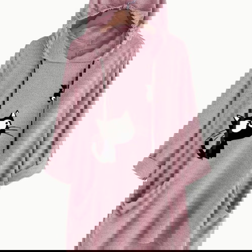 Hoodie с котешки дизайн нов, размер 3XL