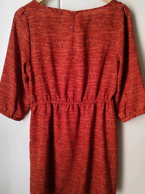 Mini dress H&M like new, brown and orange, size 40