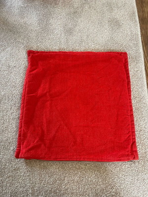 Decorative sofa pillow cover 40 x 40 used with zipper