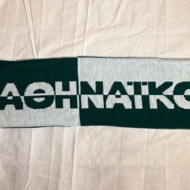Authentic Panathinaikos scarf new jacquard