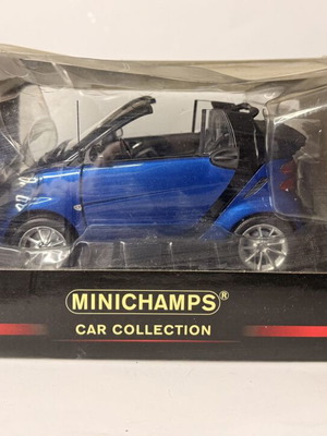 Μεταλλικό μοντέλο Minichamps Smart Passion Cabriolet Turbo 2007 σαν καινούργιο, κλίμακα 1:18