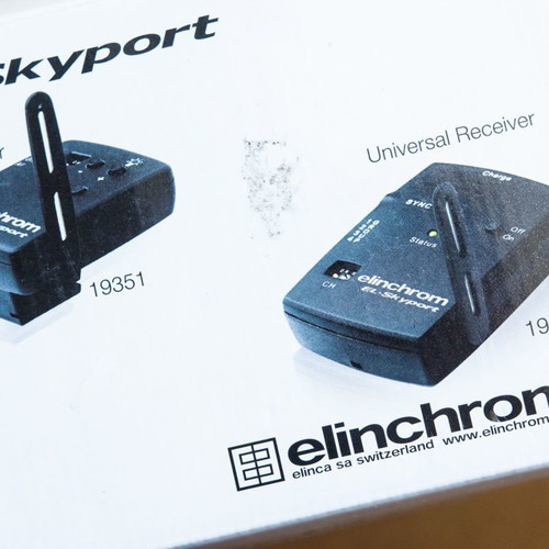 Elinchrom EL-Skyport used transmitter and receivers, 1 transmitter 2 receivers