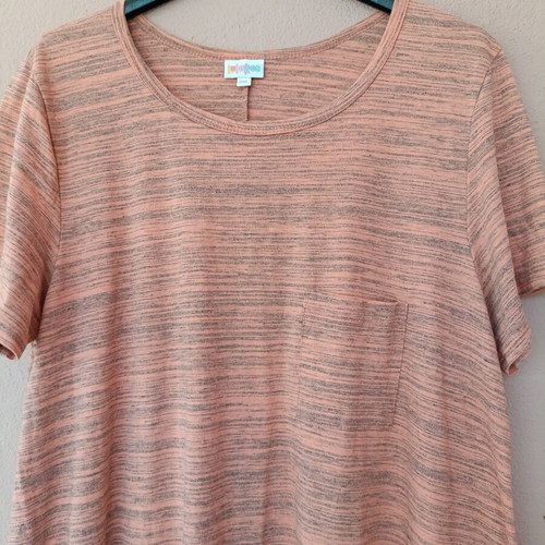 LuLaRoe Carly Heathered Midi Dress, plus size