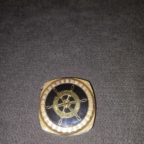 Inch tape measure gold plated like new