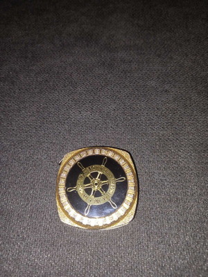 Inch tape measure gold plated like new