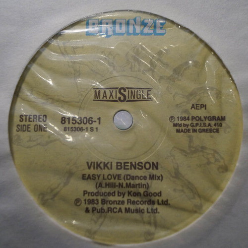 Vikki Benson Easy Love vinyl record used, electronic