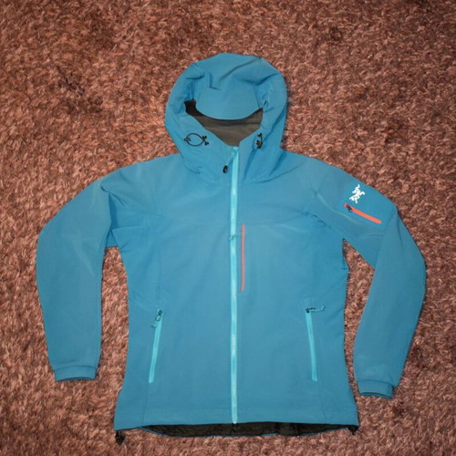 Arcteryx Gamma MX Hoody women's softshell jacket size L used, blue