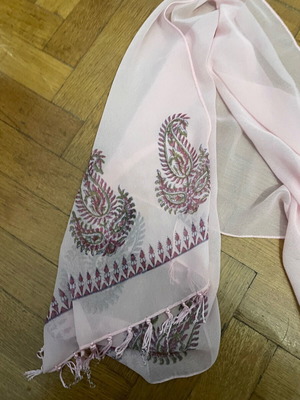 Skondras scarf new, pink