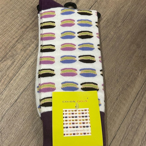 Coton Doux patterned socks new (42-46) 80% cotton