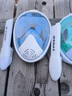 Full face snorkeling masks like new, size S/M