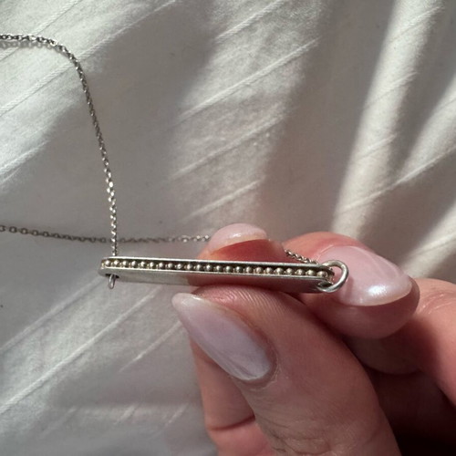 Links of London silver tag necklace 925 like new with box