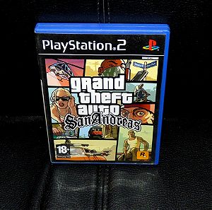 GRAND THEFT AUTO SAN ANDREAS PLAYSTATION 2 COMPLETE