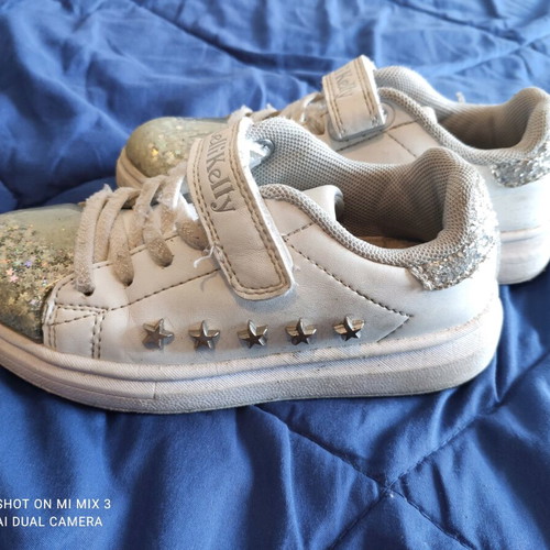 Lelli Kelly kids shoes size 28 like new, white sneakers