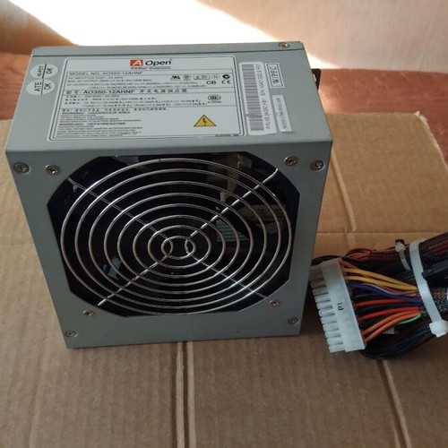 AOpen AO350-12AHNF 350W ATX power supply with 120mm fan