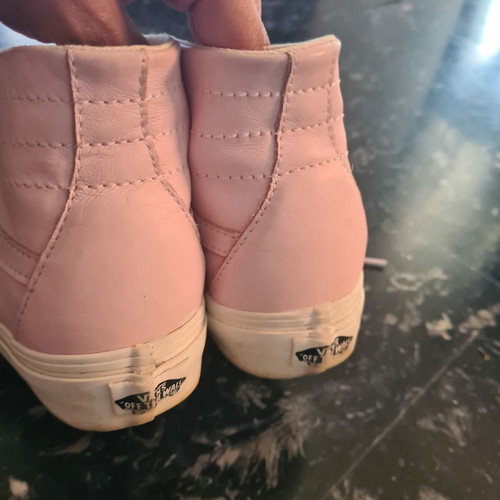 Vans women's shoes like new, soft pink, size 37