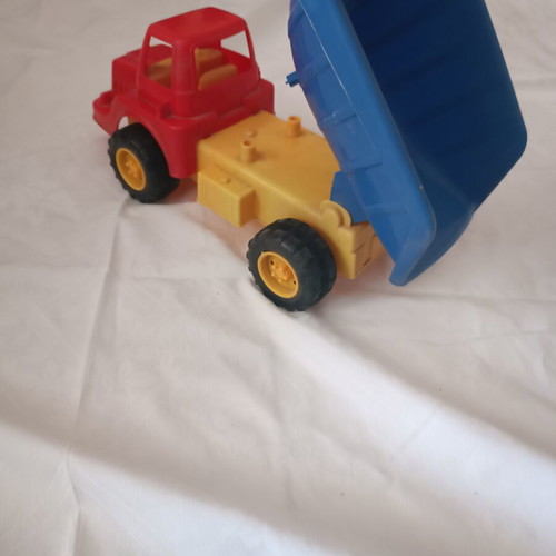 Plastic colorful large toy truck like new